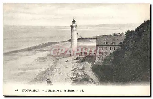 Cartes postales Phare Honfleur L&#39estuaire de la Seine