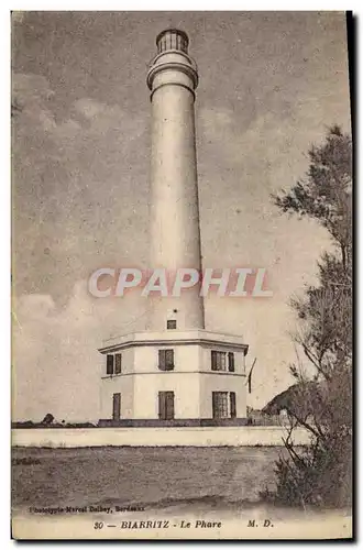 Cartes postales Phare Biarritz