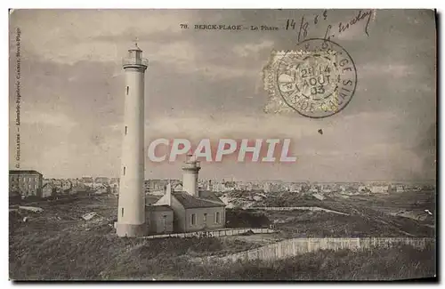 Cartes postales Phare Berck Plage