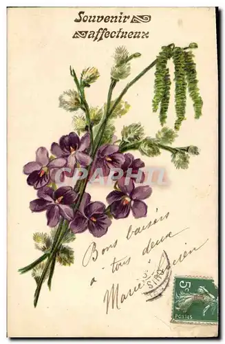 Cartes postales Fantaisie Fleurs