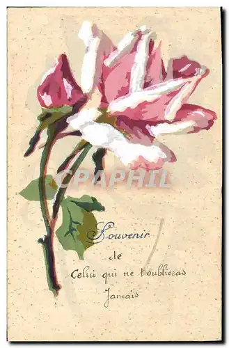 Cartes postales Fantaisie Fleurs