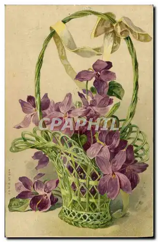 Cartes postales Fantaisie Fleurs