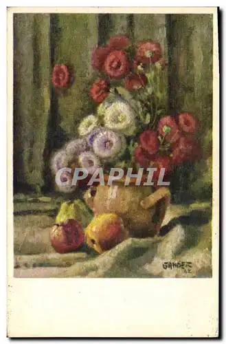 Cartes postales Fantaisie Fleurs