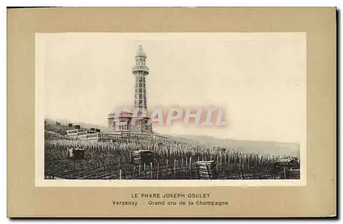 Cartes postales Phare Josseh Goulet Verzenay Grand Cru de la Champagne