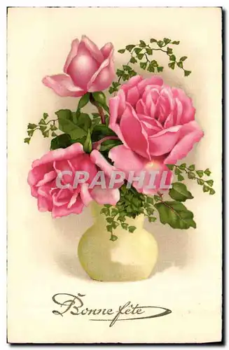 Cartes postales Fantaisie Fleurs