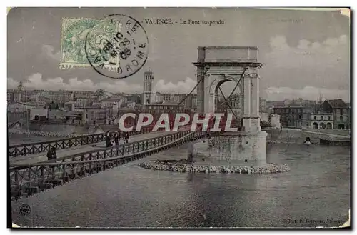 Cartes postales Pont suspendu Valence