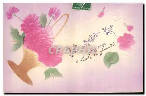 Cartes postales Fantaisie Fleurs