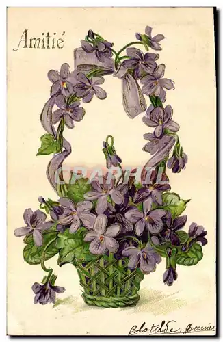 Cartes postales Fantaisie Fleurs