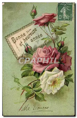 Cartes postales Fantaisie Fleurs