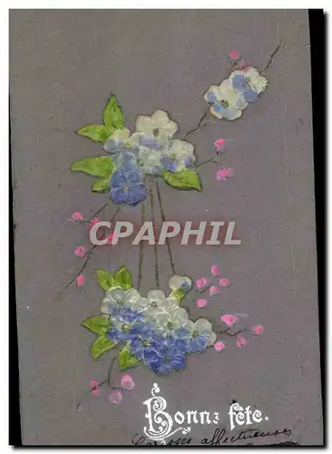 Cartes postales Fantaisie Fleurs