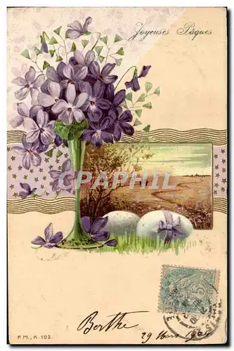 Cartes postales Fantaisie Fleurs