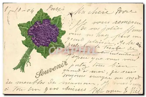 Cartes postales Fantaisie Fleurs