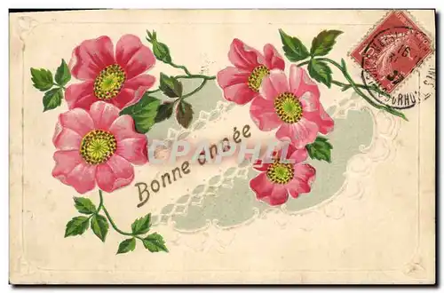 Cartes postales Fantaisie Fleurs