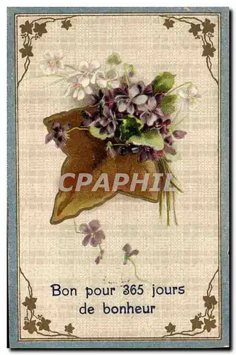 Cartes postales Fantaisie Fleurs