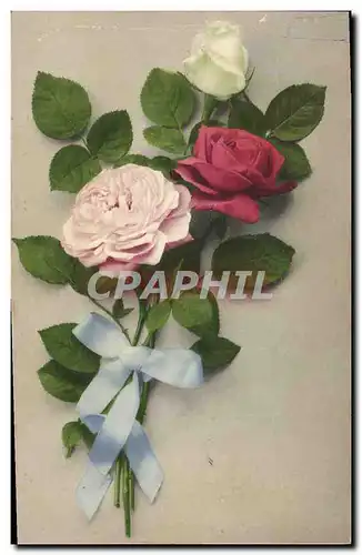 Cartes postales Fantaisie Fleurs