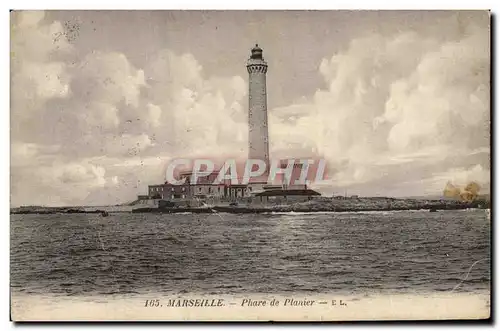 Cartes postales Phare Marseille Phare de Planier