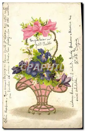 Cartes postales Fantaisie Fleurs