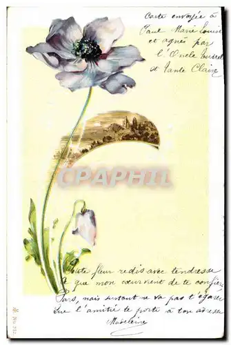 Cartes postales Fantaisie Fleurs