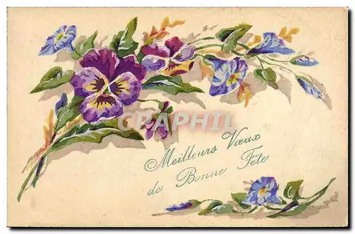 Cartes postales Fantaisie Fleurs