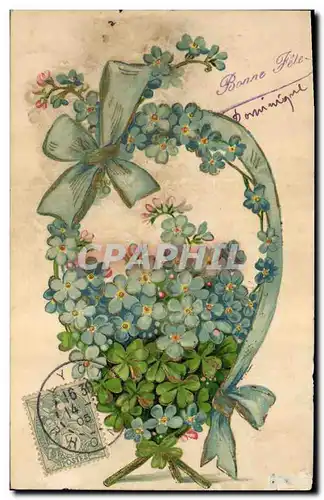 Cartes postales Fantaisie Fleurs