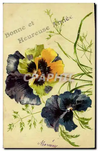 Cartes postales Fantaisie Fleurs