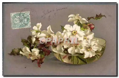 Cartes postales Fantaisie Fleurs