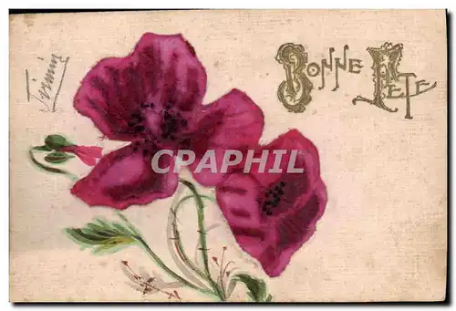 Cartes postales Fantaisie Fleurs