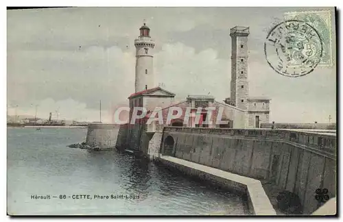 Cartes postales Phare Saint Louis Cette