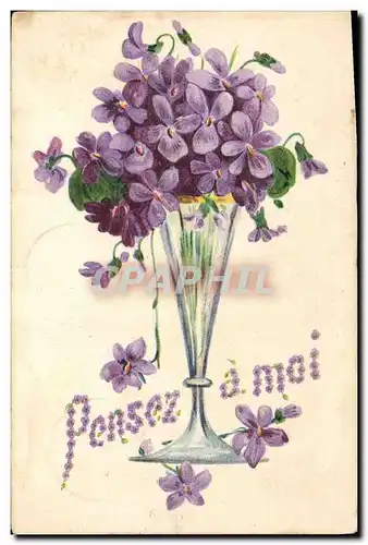 Cartes postales Fantaisie Fleurs