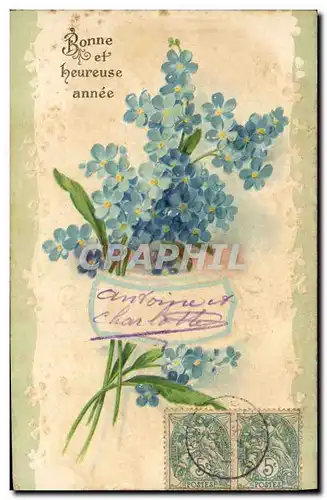 Cartes postales Fantaisie Fleurs