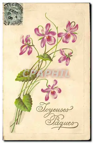 Cartes postales Fantaisie Fleurs