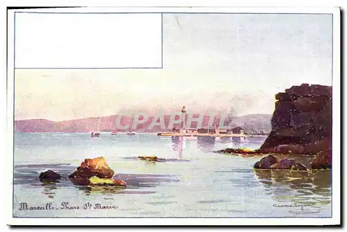 Cartes postales Phare Ste Marie Marseille