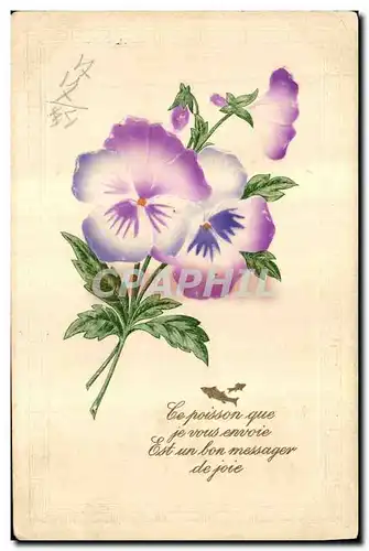 Cartes postales Fantaisie Fleurs