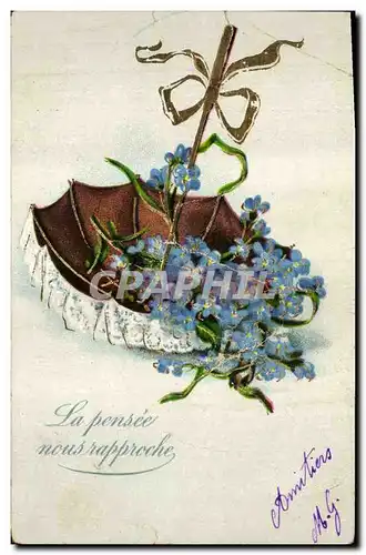 Cartes postales Fantaisie Fleurs