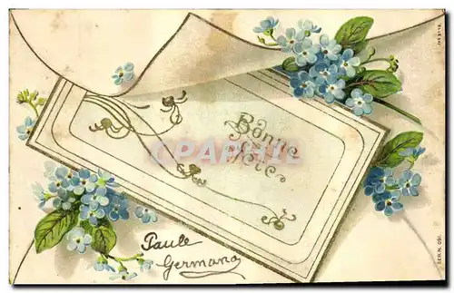 Cartes postales Fantaisie Fleurs