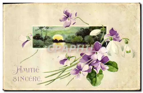 Cartes postales Fantaisie Fleurs