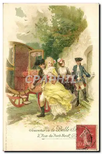 Cartes postales Publicite La Belle Jardiniere Rue du Pont Neuf