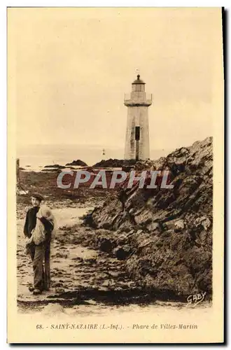 Cartes postales Phare de Villez Martin Saint Nazaire