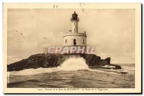 Cartes postales Phare de la Teignouse Entree de la baie de Quiberon