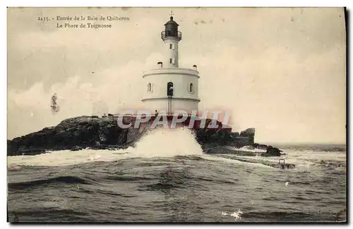 Cartes postales Phare Entree de la baie de Quiberon Le phare de Teignouse