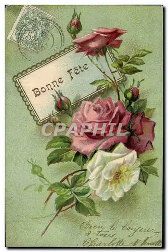 Cartes postales Fantaisie Fleurs