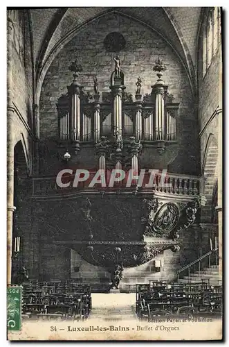 Cartes postales Orgue Luxeuil les Bains Buffet d&#39orgues