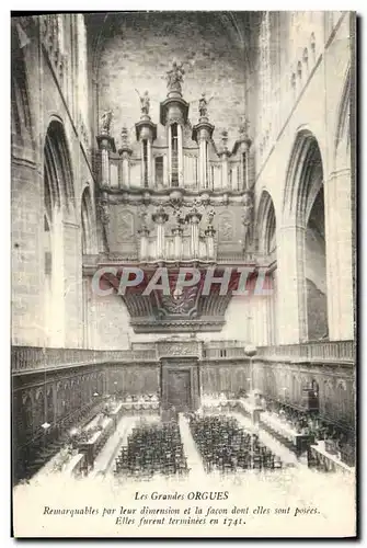 Cartes postales Orgue Les grands orgues