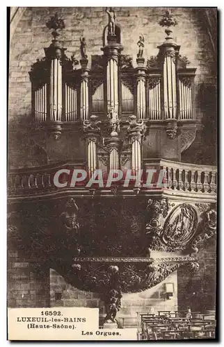 Cartes postales Orgue Luxeuil les Bains Les orgues