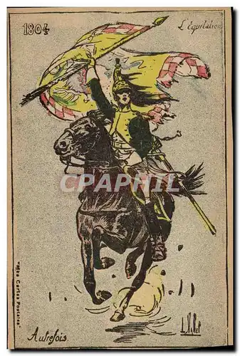 Cartes postales Militaria 1804 L&#39equitation Autrefois