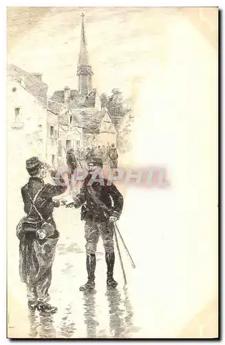 Cartes postales Militaria Soldats