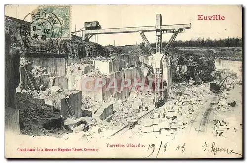 Cartes postales Ardoisieres Euville Carrieres