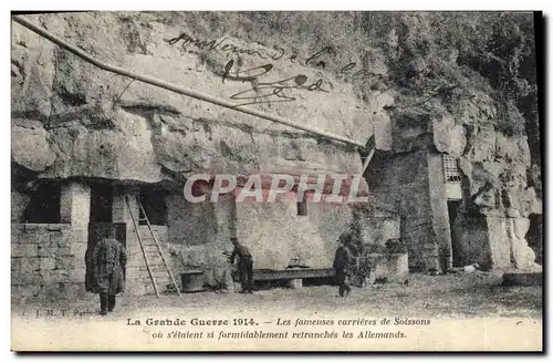 Cartes postales Les fameuses carrieres de Soisson