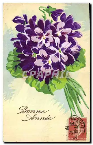 Cartes postales Fantaisie Fleurs (dessin a la main)