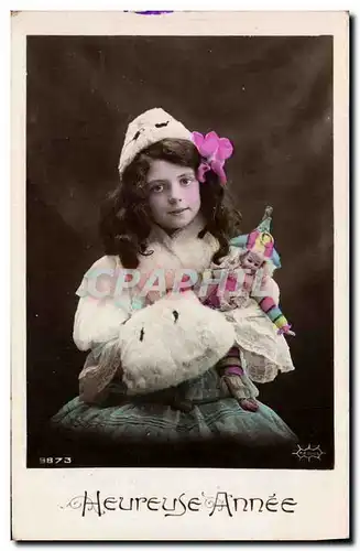 Cartes postales Fantaisie Enfant Poupee